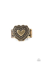 Load image into Gallery viewer, Southern Soulmate - Brass Heart Ring - NEW RELEASE
