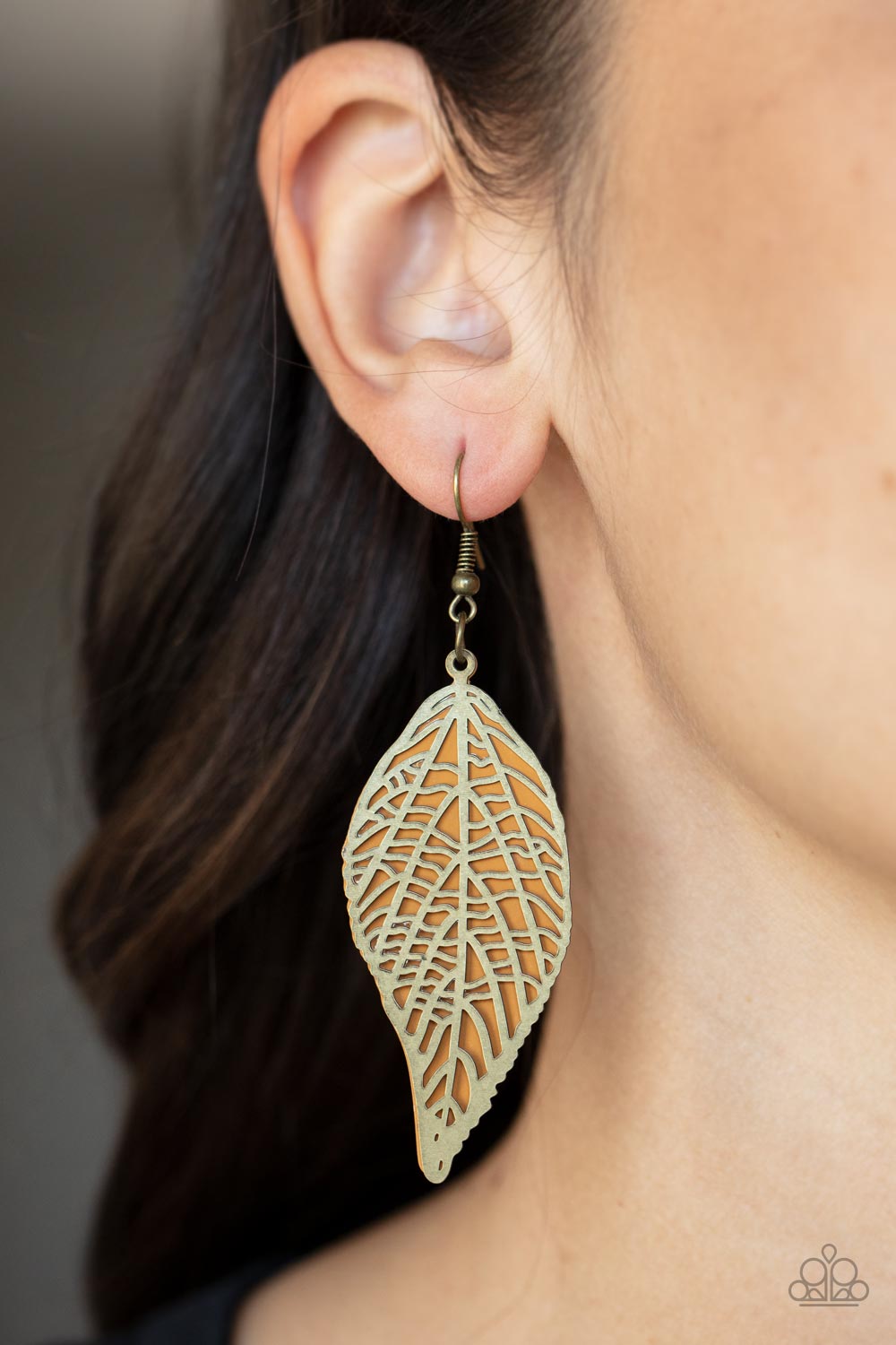 Leafy Luxury - Brass Leaf Earring - NEW RELEASE