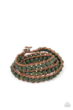 Load image into Gallery viewer, Pine Paradise - Green Wooden Urban Bracelet - NEW RELEASE
