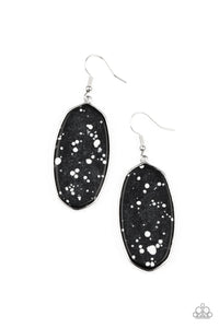 Stone Sculptures - Black Earring - NEW RELEASE