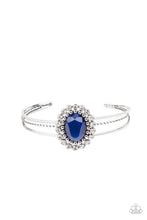 Load image into Gallery viewer, Prismatic Flower Patch - Blue Cuff Bracelet - NEW RELEASE
