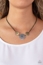 Load image into Gallery viewer, Shine Your Light - Brass Necklace - NEW RELEASE
