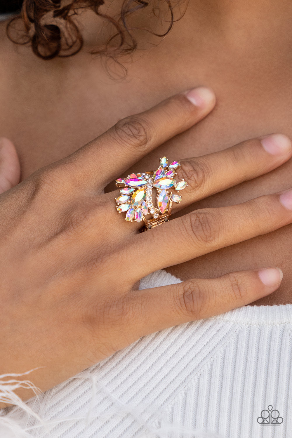 Flauntable Flare - Gold Iridescent Ring - NEW RELEASE
