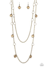 Load image into Gallery viewer, Chicly Cupid - Brass Heart Necklace - NEW RELEASE
