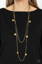Load image into Gallery viewer, Chicly Cupid - Brass Heart Necklace - NEW RELEASE
