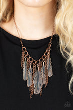 Load image into Gallery viewer, NEST Friends Forever - Copper Feather Necklace - NEW RELEASE
