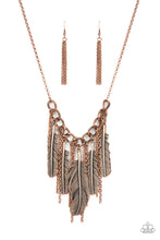 Load image into Gallery viewer, NEST Friends Forever - Copper Feather Necklace - NEW RELEASE

