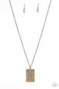 All About Trust - Brass Necklace - NEW RELEASE