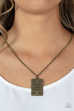 Load image into Gallery viewer, All About Trust - Brass Necklace - NEW RELEASE
