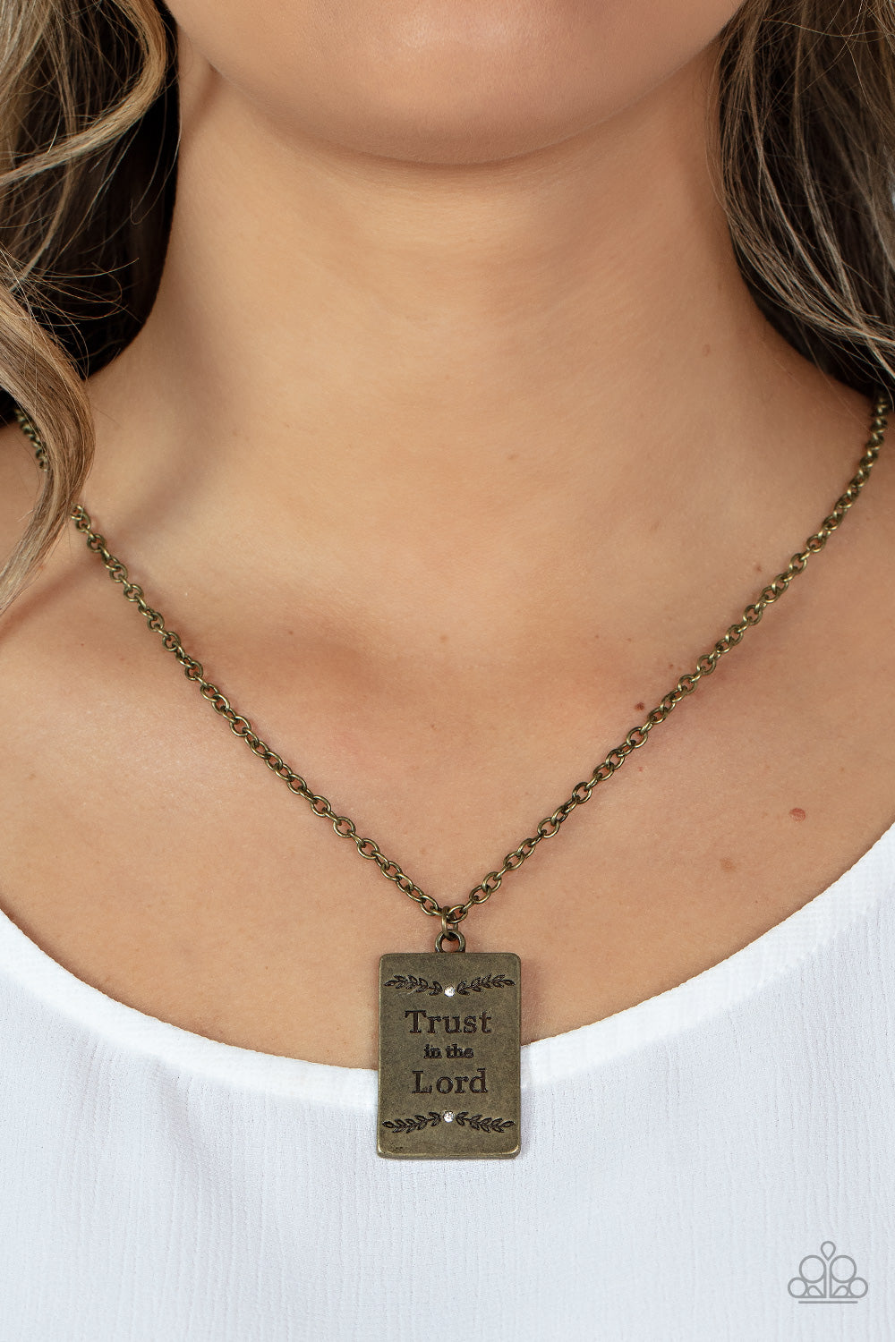 All About Trust - Brass Necklace - NEW RELEASE