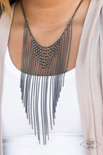Load image into Gallery viewer, Metro Majesty - Black Necklace - NEW RELEASE

