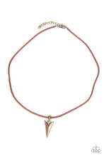 Load image into Gallery viewer, Pharaohs Arrow - Brass Necklace - NEW RELEASE
