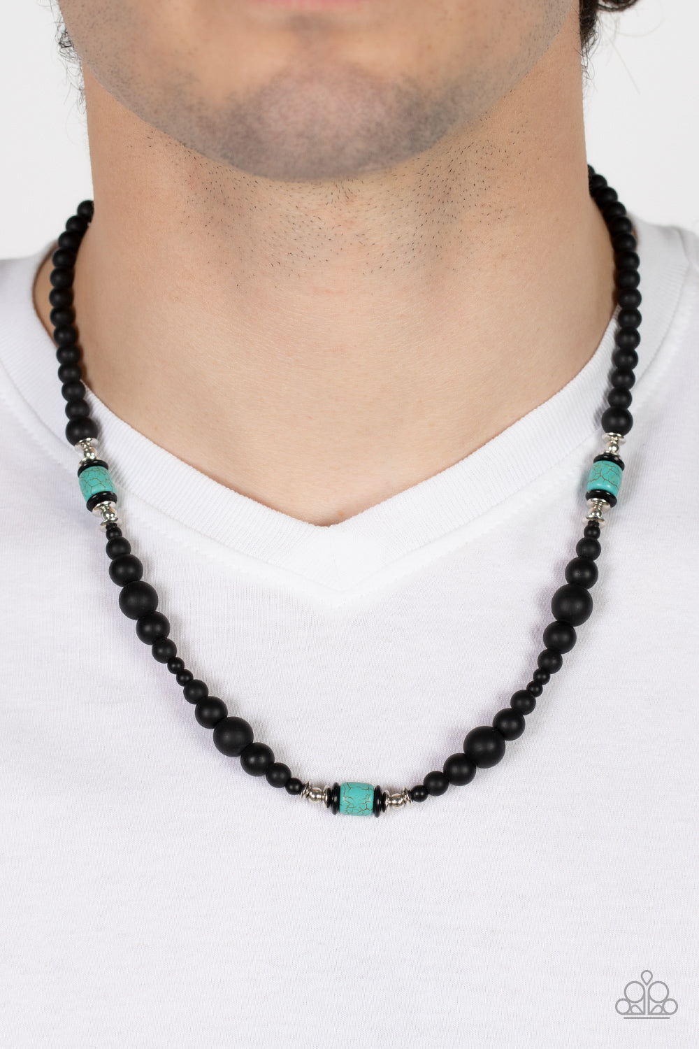 Stone Synchrony - Blue Urban Necklace - NEW RELEASE