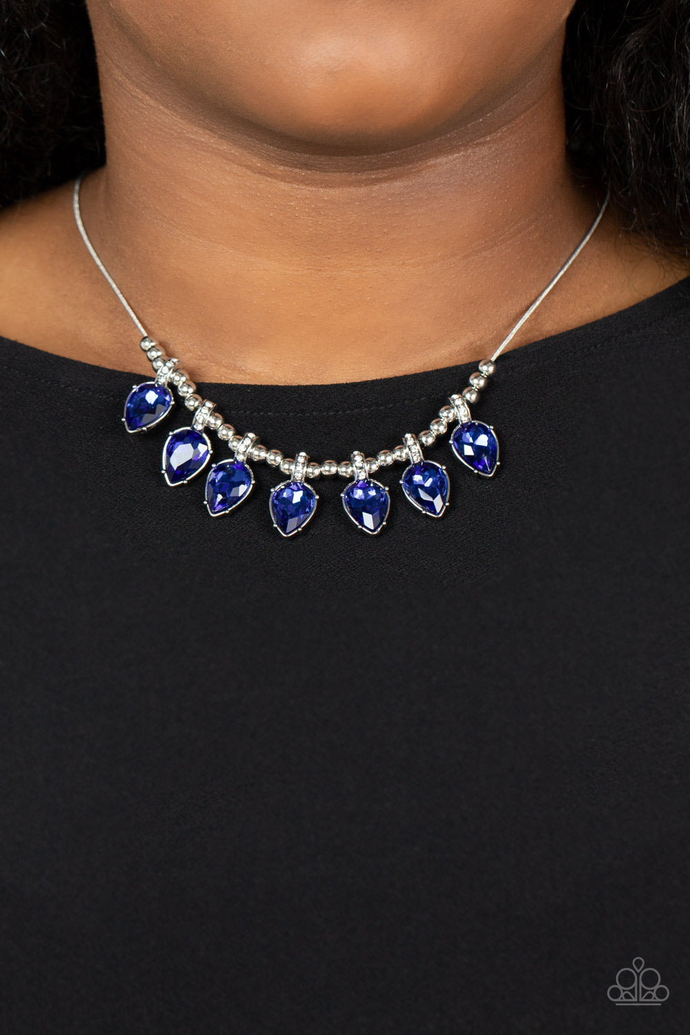 Crown Jewel Couture - Blue Necklace - NEW RELEASE