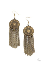 Load image into Gallery viewer, Fringe Control - Brass Earring - NEW RELEASE
