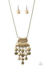 Load image into Gallery viewer, Totem Trek - Brass Necklace - NEW RELEASE
