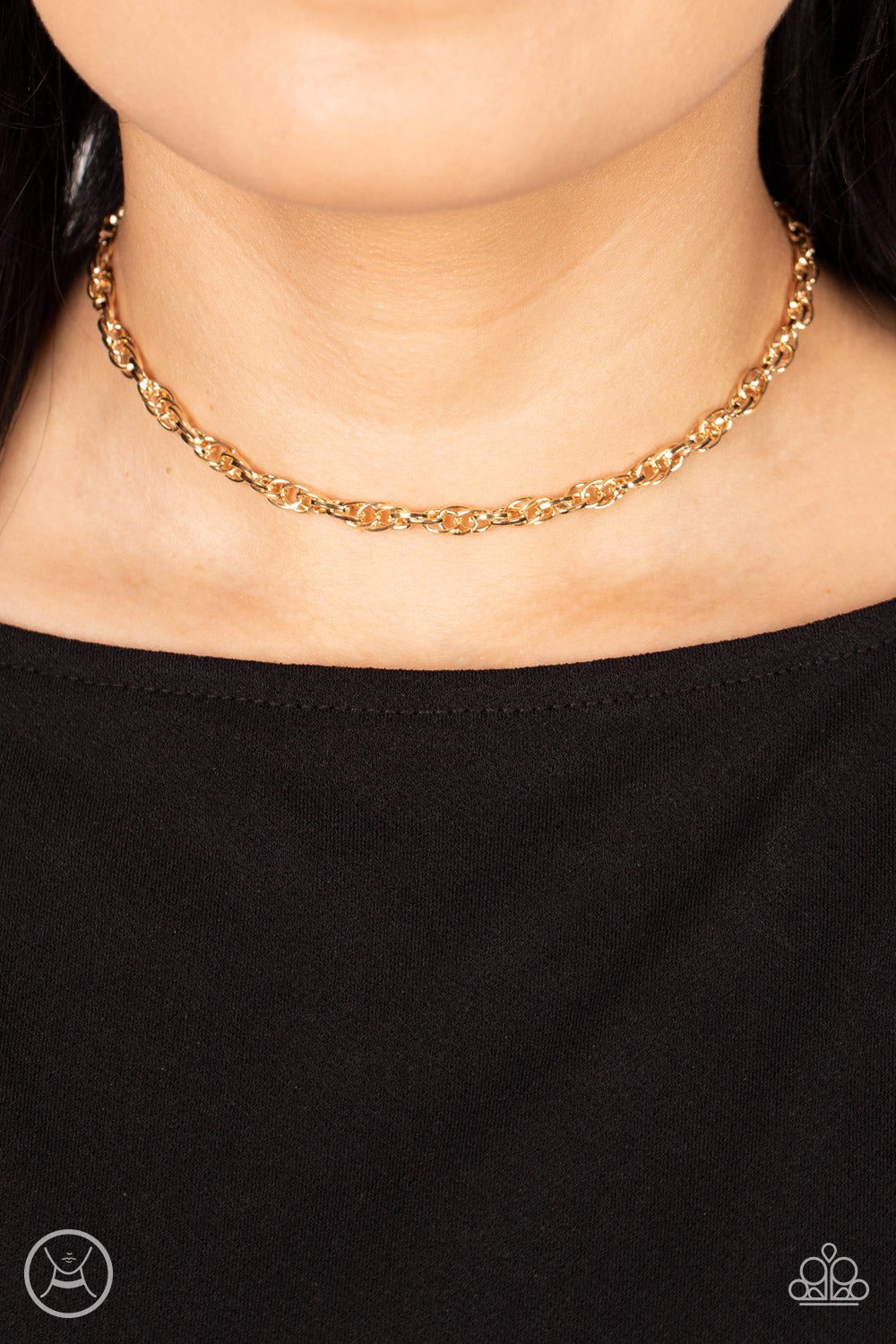 Urban Underdog - Gold Choker Necklace - NEW RELEASE