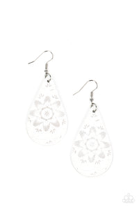 Subtropical Seasons - White Leather Earring - Convention 2023 - NEW RELEASE