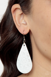 Subtropical Seasons - White Leather Earring - Convention 2023 - NEW RELEASE