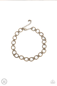 90's Nostalgia - Brass Choker Necklace - NEW RELEASE