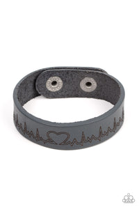 Haute Heartbeat - Silver Heart Beat Snap Bracelet - NEW RELEASE