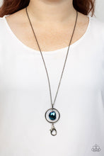 Load image into Gallery viewer, Hands-Down Dazzling - Blue Lanyard Necklace - NEW RELEASE
