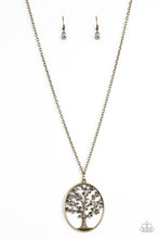 Load image into Gallery viewer, Autumn Abundance - Brass Tree Necklace - NEW RELEASE
