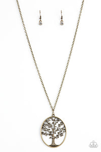 Autumn Abundance - Brass Tree Necklace - NEW RELEASE