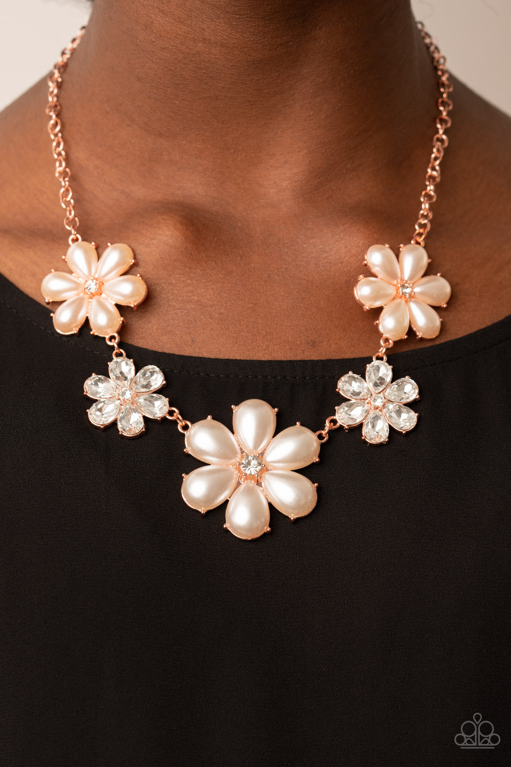 Fiercely Flowering - Copper Flower Necklace - NEW RELEASE