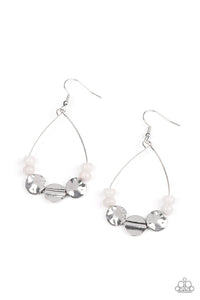 Tigris Treasure - White Convention Earrings - NEW RELEASE