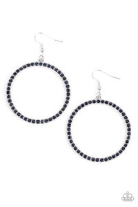 Head-Turning Halo - Blue Earring - NEW RELEASE