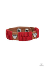Load image into Gallery viewer, Lusting for Wanderlust - Red Snap Bracelet - NEW RELEASE
