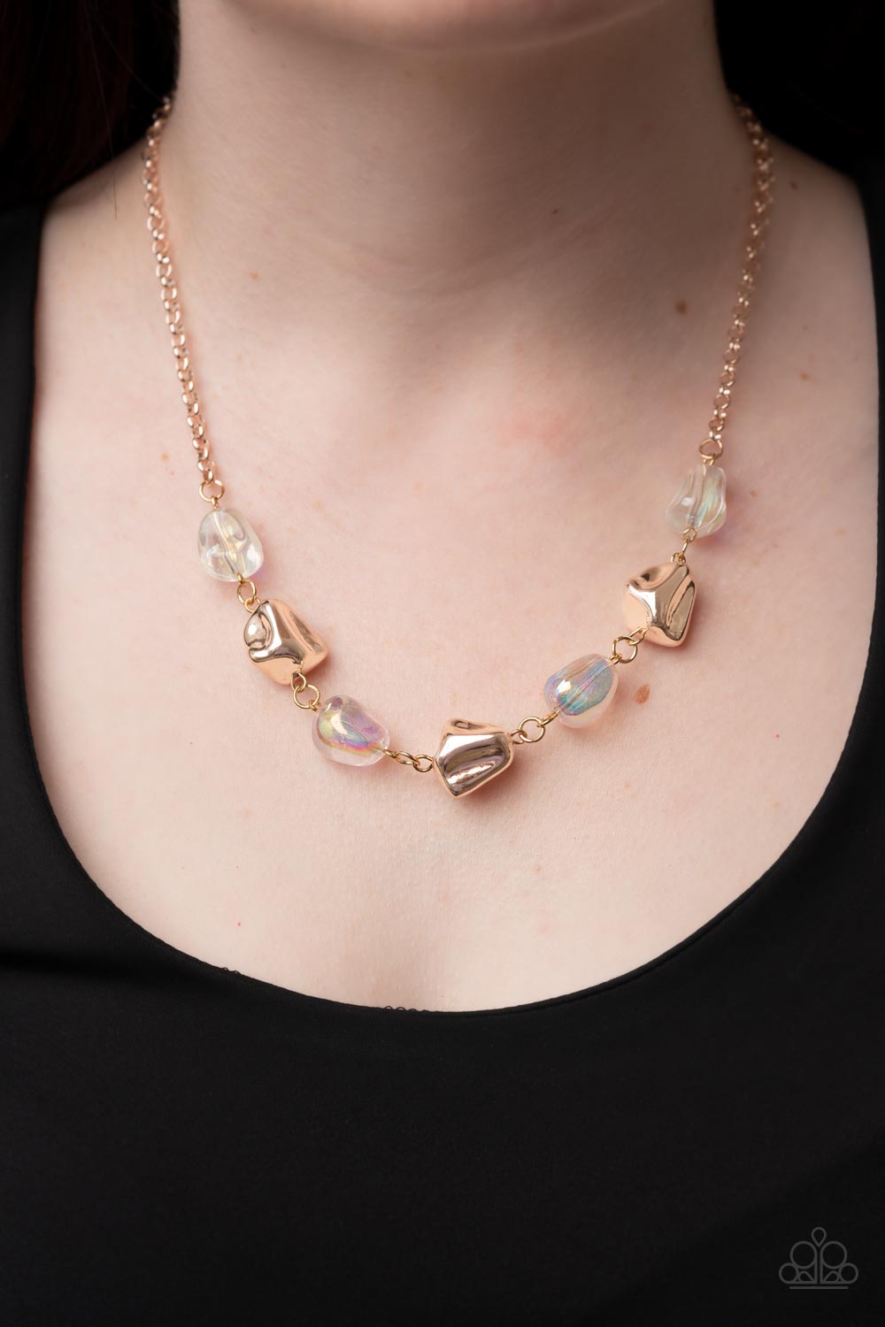 Inspirational Iridescence - Rose Gold Necklace - NEW RELEASE