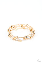 Load image into Gallery viewer, Spontaneous Shimmer - Gold Wrap Bracelet - NEW RELEASE
