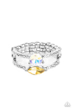 Load image into Gallery viewer, Embraceable Elegance - Yellow Iridescent Ring - NEW RELEASE
