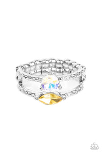 Embraceable Elegance - Yellow Iridescent Ring - NEW RELEASE