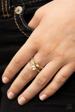Load image into Gallery viewer, Embraceable Elegance - Yellow Iridescent Ring - NEW RELEASE
