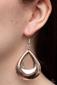 Laid-Back Leisure - Rose Gold Earring - NEW RELEASE