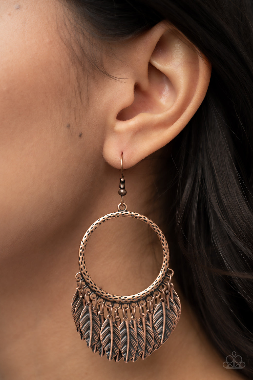 FOWL Tempered - Copper Feather Earring - NEW RELEASE