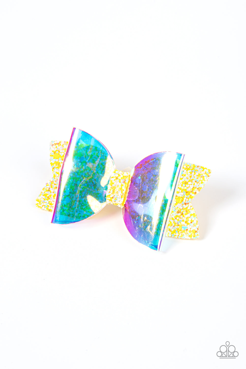 Futuristic Favorite - Yellow Iridescent Hair Clip - NEW RELEASE