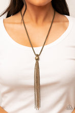 Load image into Gallery viewer, Metallic MESH-Up - Brass Convention Necklace - NEW RELEASE
