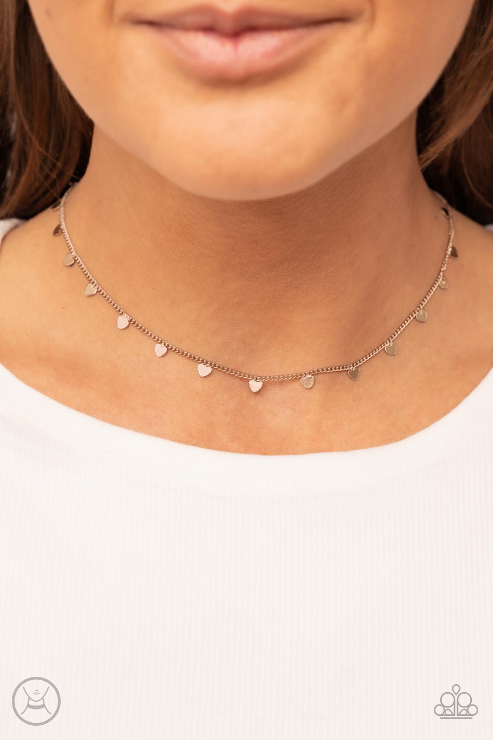 Cupids Cutest Valentine - Rose Gold Heart Choker - NEW RELEASE