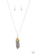 Load image into Gallery viewer, Pure QUILL-Power - Yellow Feather Necklace - NEW RELEASE

