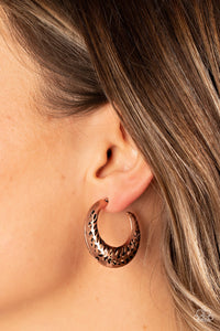 Wanderlust Wilderness - Copper Hoop Earring - NEW RELEASE