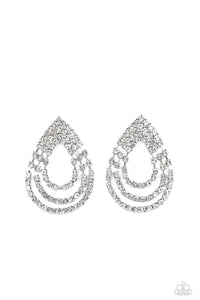 Take a POWER Stance - White Earring - NEW RELEASE