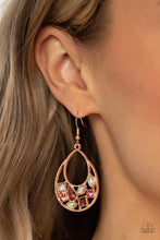 Load image into Gallery viewer, Regal Recreation - Gold Iridescent Earring - NEW RELEASE
