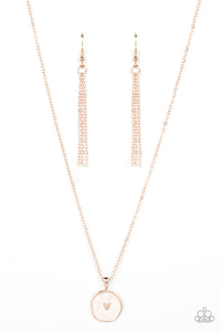 Do What You Love - Rose Gold Heart Necklace - NEW RELEASE