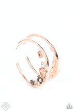 Load image into Gallery viewer, Attractive Allure - Rose Gold Hoop Earring - NEW RELEASE
