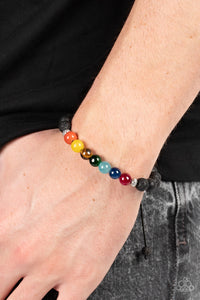 Canyon Kaleidoscope - Multi Lava Rock Bracelet - NEW RELEASE