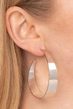 Load image into Gallery viewer, Flat Out Fashionable - Silver Hoop Earrings - Convention 2023 - NEW RELEASE
